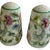 Vintage Minton Haddon Hall Salt &amp; Pepper Shaker Fine Bone China Green Trim Made in England 1948-2011. Each Approx. 2...