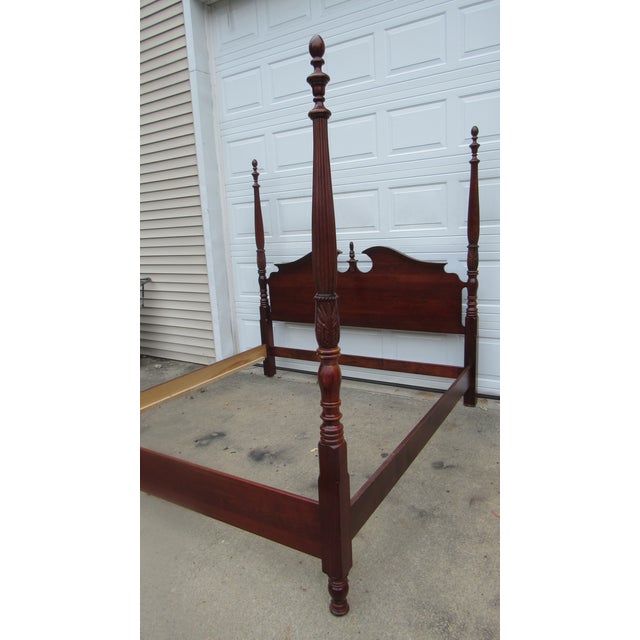 Item: Pa House King Bed Details: Cherry Great Designer Look/Quality Piece Poster Bed Rare King Size Signed Pennsylvania...