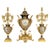 Sèvres Porcelain Mantel Set in Gilded Bronze, 1800s, Set of 3 For Sale - Image 16 of 16