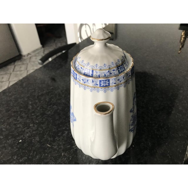 Blue White Porcelain Jug, Bavaria, 1950s For Sale - Image 8 of 18