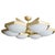 Metal Brass and White Murano Glass Beehive Flush Mount Ceiling Lamp, 2009 For Sale - Image 7 of 7