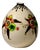 Art Deco Vase in Crackle-Glazed Ceramic with J. Martinache Decoration from Orchies Factory, France, 1930s For Sale