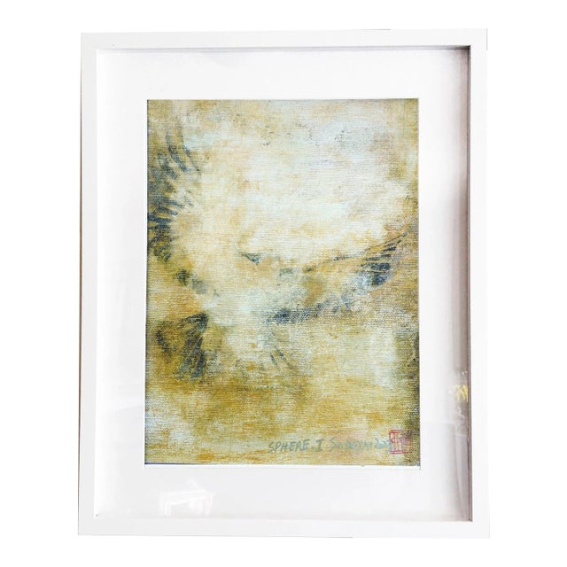 "Sphere.I" Contemporary Original Abstract Bird Acrylic Painting on Canvas For Sale