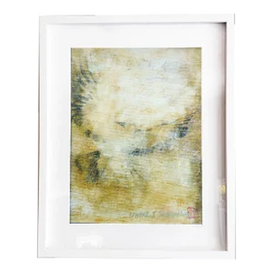 "Sphere.I" Contemporary Original Abstract Bird Acrylic Painting on Canvas