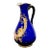 19th Century Magnificent French Cobalt Gilt Enameled Ewer, Bird of Paradise in Landscape For Sale