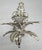 20th Century Hollywood Regency Palm Tree Metal Candle Holders - a Pair For Sale - Image 9 of 9