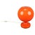 Czech Orange Opaline Glass Mushroom Table Lamp, 1970s For Sale - Image 13 of 13