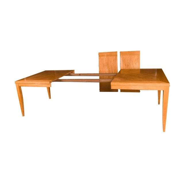 Mid-Century Modern 1970s Ethan Allen Dining Table For Sale - Image 3 of 11
