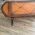 Wood Antique Leather Top Drop Sided Coffee Table For Sale - Image 7 of 16