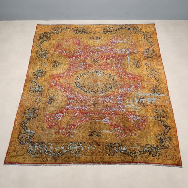 Vintage Wool Rug, Turkey For Sale - Image 3 of 10