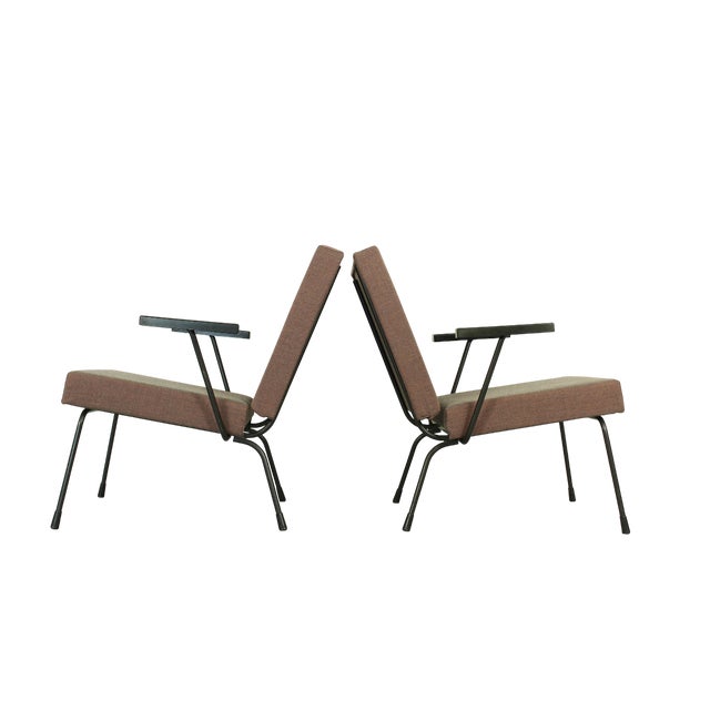 1407 Armchairs by Wim Rietveld for Gispen, 1950s, Set of 2 For Sale - Image 16 of 16