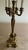 Hollywood Regency Vintage Large Brass Electric 5 Candle Light Candleabra Table Lamp 34" For Sale - Image 3 of 8