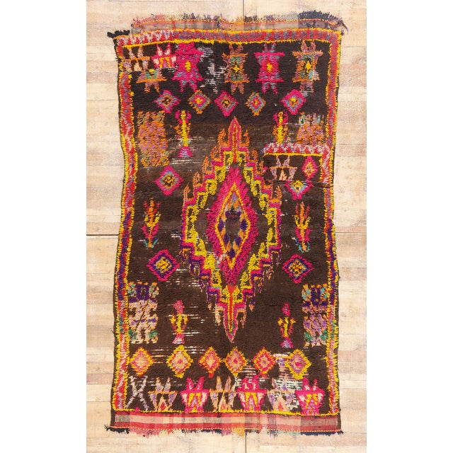 Vintage Azilal Moroccan Rug, 05'07 X 09'10 For Sale - Image 10 of 10