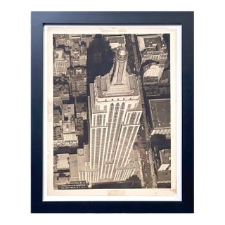 Empire State Building Silver Gelatin Print 1930s For Sale
