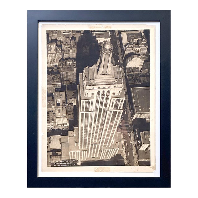 Empire State Building Silver Gelatin Print 1930s For Sale