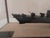 Black Vintage Japanese Navy Cruiser Ship Model Table Display For Sale - Image 8 of 10