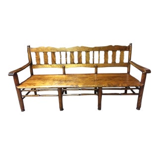 Vintage Bench, Farmhouse Style, Stickley Bros. Furniture For Sale