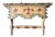 Hand-Painted Native American-Style Wooden Decorative Shelf With Thunderbird Motif For Sale
