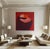 Bodasca, Here with You Red Version, 2026, Acrylic on Canvas For Sale - Image 7 of 11