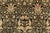 1990s Boho Chic 1990's Pak-Persian Black/Green Wool Rug - 4'0'' X 5'11'' For Sale - Image 5 of 9