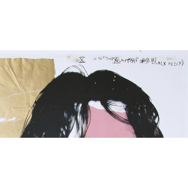 Paper Andy Warhol, Mick Jagger, 1970s, Print, Framed For Sale - Image 7 of 9