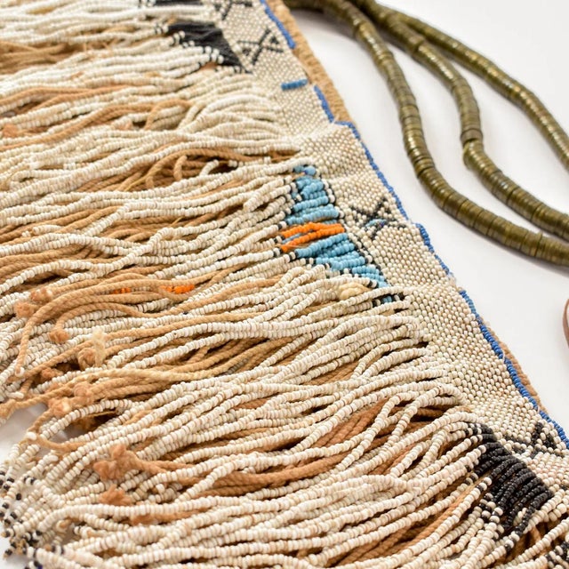 White Early 20th Century Xhosa Beaded Apron South Africa Sidley Collection For Sale - Image 8 of 13
