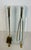 Design/One Glass and Brass Fireplace Tools For Sale - Image 4 of 12