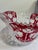 Ruby Red Vintage 5th Avenue Rosalina Ruby Flash Cut Glass Bowl For Sale - Image 8 of 12