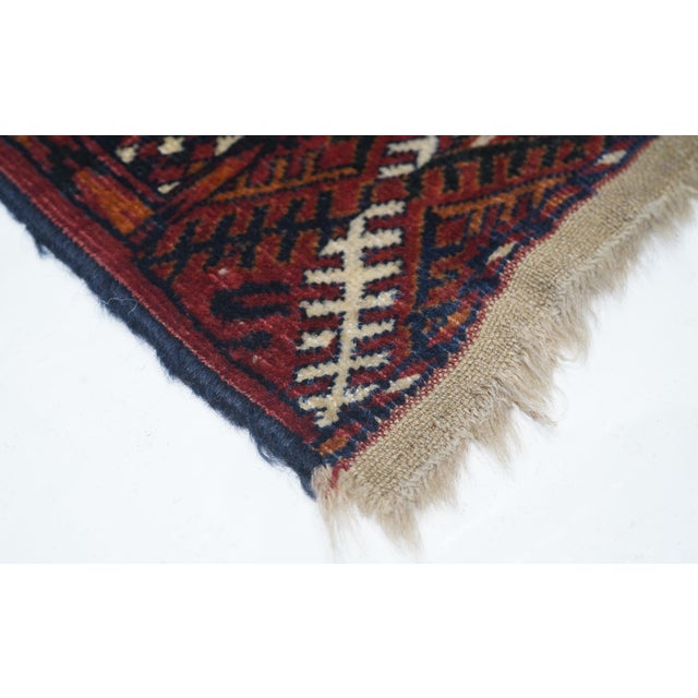 Traditional Vintage Turkmen Rug 3'8'' X 5'9'' For Sale - Image 3 of 11