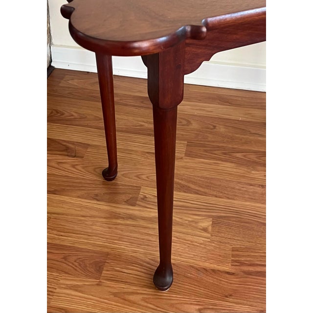 18th Century Reproduction Mahogany Porringer Top Tea Table For Sale In New York - Image 6 of 8
