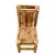 A wonderfully textural vintage bamboo side chair with a tall, graphic silhouette and naturally varied surface. Substantial...