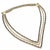 This is an impress Estate necklace, it is crafted from 18k yellow gold with a polished finish featuring 2 open rings with...
