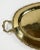 Mid 20th Century VIntage Victorian Style Scrolled Edge Oval Brass Tray For Sale - Image 5 of 6