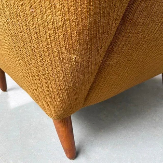 1950s Mid Century Modern Wingback Lounge Chair For Sale - Image 12 of 12