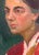 1960s Portrait Oil Painting, Ukrainian Art on Cardboard 32-23 For Sale - Image 4 of 6