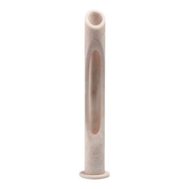 Modern Vase in Pink Egeo Marble, Designed by Jacopo Simonetti For Sale