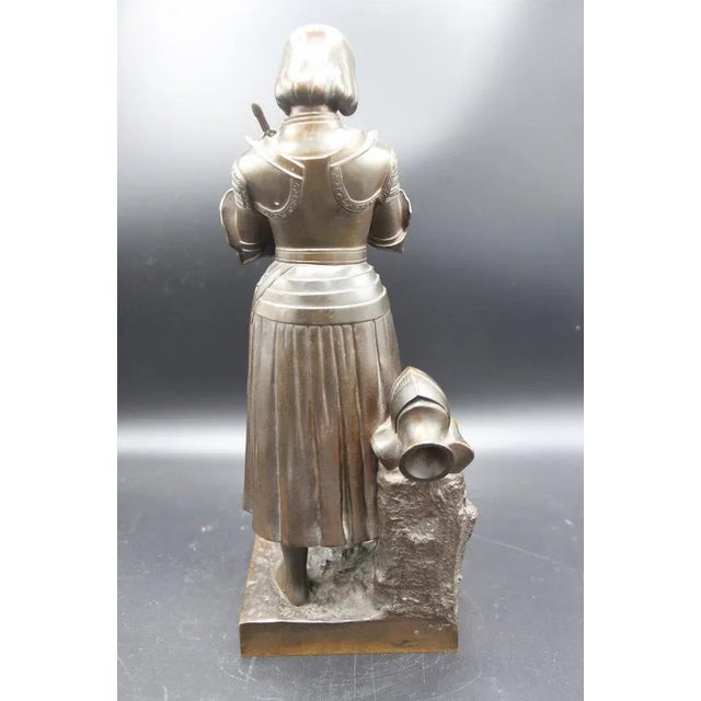 Marie d'Orléans, Joan of Arc, 19th Century, Bronze For Sale - Image 3 of 9