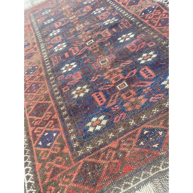 Antique Turkmen Baluch Rug For Sale - Image 17 of 18