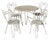 Wrought Iron Garden Furniture by Mathieu Matégot, 1950, Set of 5 For Sale