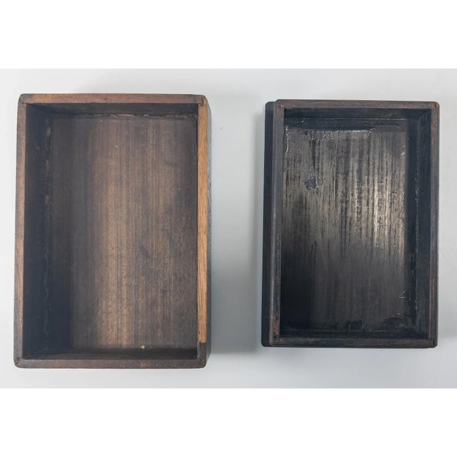 Early 20th Century Mother of Pearl Abalone Inlaid Chinese or Vietnamese Box For Sale - Image 10 of 12