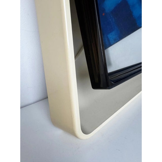 Vintage Space Age Rectangular Backlight Mirror, 1970s For Sale - Image 6 of 10