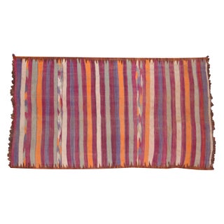 Vintage Moroccan Kilim Carpet - 5'5" x 9'5" For Sale