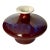 Vintage Jingdezhen Chinese Oxblood Flambé Porcelain Vase, 1960s–1970s For Sale