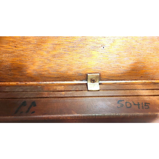 1980s Pair of Authenticated Guy Chaddock & Co. Arched Stretcher Side Tables – "To the Trade" Quality For Sale - Image 4 of 12