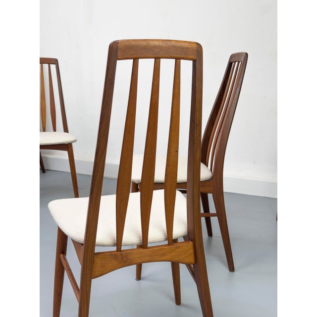 Teak Eva Chairs by Niels Koefoed for Koefoeds Hornslet, 1960s, Set of 6 For Sale - Image 15 of 18
