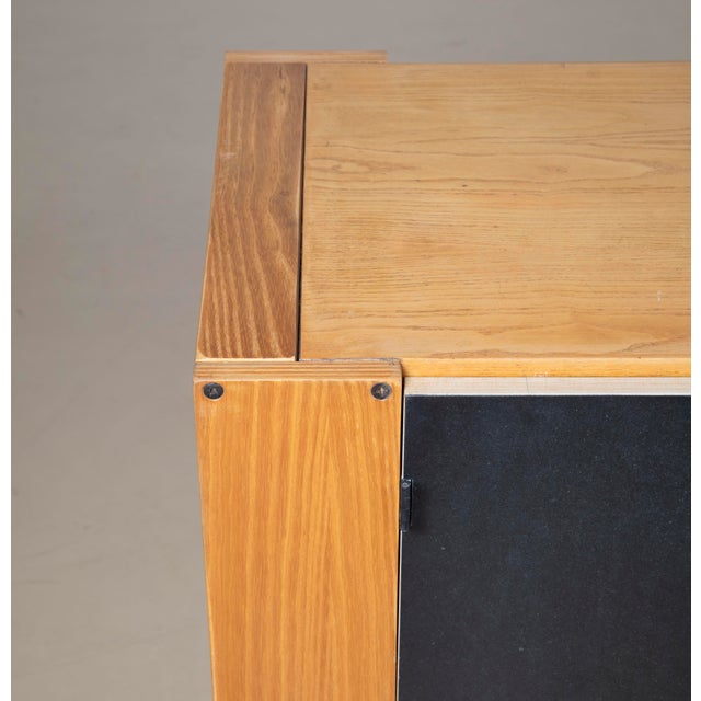 Modernist Ash and Black Laminate Sideboard by Roberto Pamio & Renato Toso for Stilwood, Italy, 1970s For Sale - Image 4 of 11