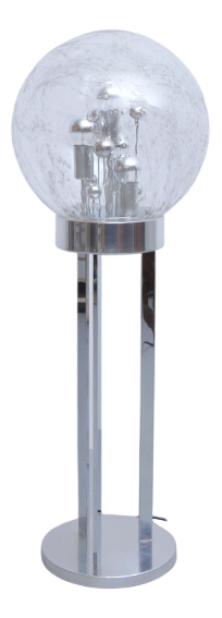 Mid-Century Chrome Sputnik Floor Lamp from Doria Leuchten, 1970s