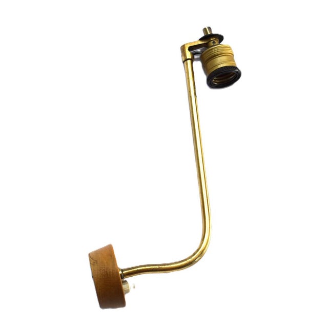 Single-Arm Wall Lamp by J.T. Kalmar, 1930s For Sale - Image 3 of 11