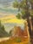 Framed Oil Painting of Mountain Landscape, Vintage For Sale - Image 10 of 12