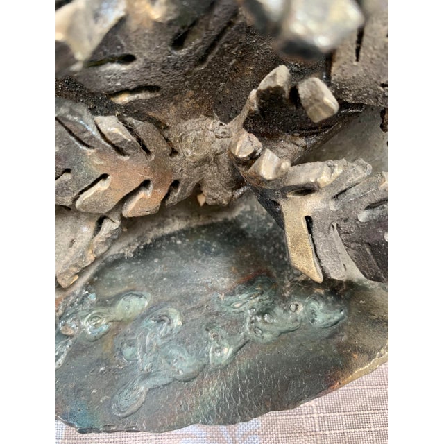 Native American 1970s Large Monumental Brutalist Joe Lester Southwestern Kachina Sculpture - Welded Mixed Metal Native American Style Figure, 25 LBS For Sale - Image 3 of 7